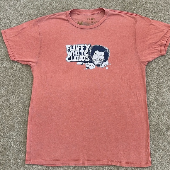 RVCA Artist Network Program T-shirt Bob Ross graphic - Picture 1 of 4